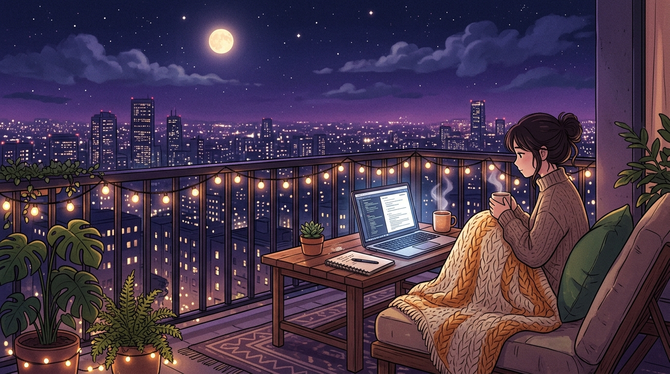Midnight City Apartment Balcony